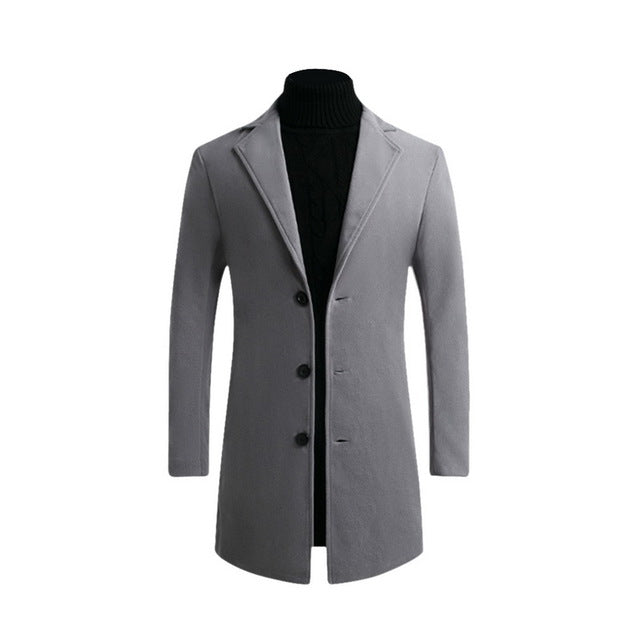 Men's Woolen Coat Men's Jacket