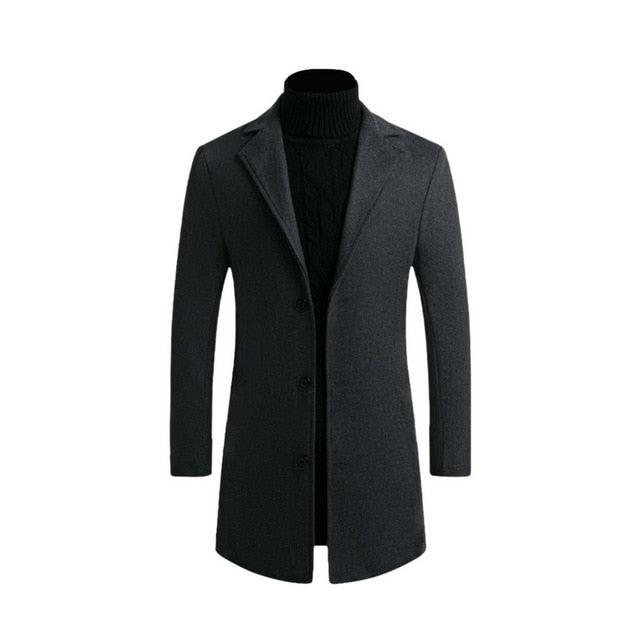 Men's Woolen Coat Men's Jacket