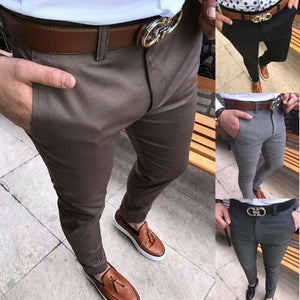 Hot Fashion Men's Slim Fit Business Formal Pants