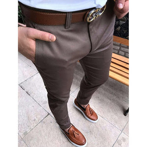 Hot Fashion Men's Slim Fit Business Formal Pants