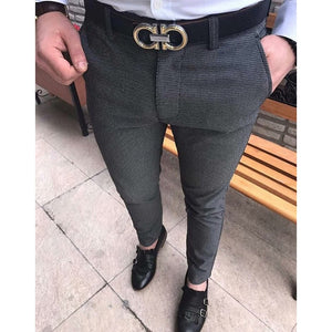 Hot Fashion Men's Slim Fit Business Formal Pants